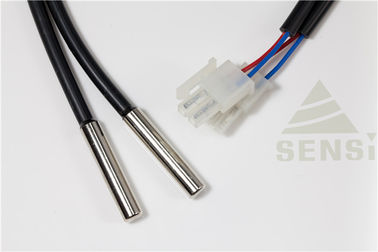 Tipo sensor do metal NTC de temperatura da cabeça de cilindro para o condicionador de ar e o refrigerador